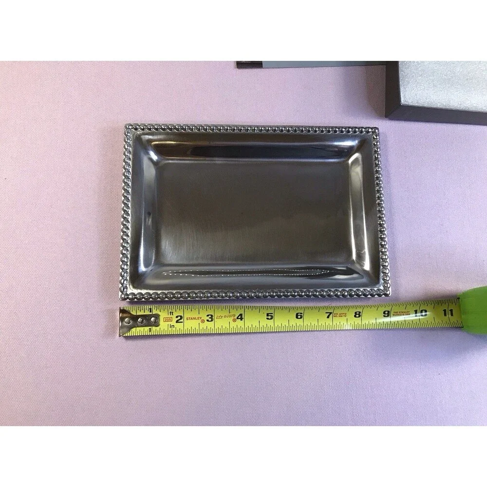 Salisbury Medium  Beaded  Rectangular Tray